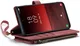 CaseMe C30 Samsung Galaxy S23 Hoesje Pasjeshouder Book Case Rood afbeelding 16