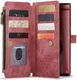CaseMe C30 Samsung S23 Ultra Hoesje Pasjeshouder Book Case Rood