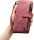 CaseMe C30 Samsung S23 Ultra Hoesje Pasjeshouder Book Case Rood afbeelding 11