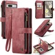 CaseMe C30 Google Pixel 7a Hoesje Pasjeshouder Book Case Rood afbeelding 13