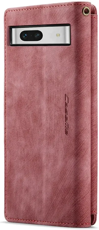 CaseMe C30 Google Pixel 7a Hoesje Pasjeshouder Book Case Rood afbeelding 14