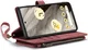CaseMe C30 Google Pixel 7a Hoesje Pasjeshouder Book Case Rood afbeelding 15