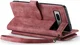 CaseMe C30 Google Pixel 7a Hoesje Pasjeshouder Book Case Rood afbeelding 16
