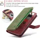 CaseMe C30 Google Pixel 7a Hoesje Pasjeshouder Book Case Rood afbeelding 4