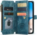 CaseMe C30 Apple iPhone 14 Hoesje Pasjeshouder Book Case Blauw