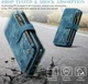 CaseMe C30 Apple iPhone 15 Hoesje Pasjeshouder Book Case Blauw afbeelding 3