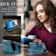 CaseMe C30 Apple iPhone 15 Hoesje Pasjeshouder Book Case Blauw afbeelding 6