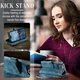 CaseMe C30 Apple iPhone 15 Pro Max Hoesje Pasjeshouder Book Case Blauw afbeelding 7