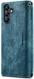 CaseMe C30 Samsung Galaxy A14 5G Hoesje Pasjeshouder Book Case Blauw afbeelding 9