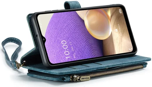 CaseMe C30 Samsung Galaxy A23 Hoesje Pasjeshouder Book Case Blauw afbeelding 11