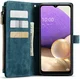 CaseMe C30 Samsung Galaxy A23 Hoesje Pasjeshouder Book Case Blauw afbeelding 2
