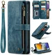 CaseMe C30 Samsung Galaxy A23 Hoesje Pasjeshouder Book Case Blauw afbeelding 8