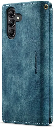 CaseMe C30 Samsung Galaxy A34 Hoesje Pasjeshouder Book Case Blauw afbeelding 10