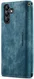 CaseMe C30 Samsung Galaxy A34 Hoesje Pasjeshouder Book Case Blauw afbeelding 10