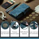 CaseMe C30 Samsung Galaxy A34 Hoesje Pasjeshouder Book Case Blauw afbeelding 7