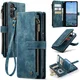 CaseMe C30 Samsung Galaxy A34 Hoesje Pasjeshouder Book Case Blauw afbeelding 9