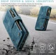 CaseMe C30 Samsung Galaxy A54 Hoesje Pasjeshouder Book Case Blauw afbeelding 5