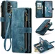 CaseMe C30 Samsung Galaxy A54 Hoesje Pasjeshouder Book Case Blauw afbeelding 9
