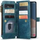 CaseMe C30 Samsung Galaxy S23 Hoesje Pasjeshouder Book Case Blauw