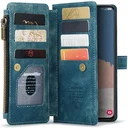 CaseMe C30 Samsung Galaxy S23 Hoesje Pasjeshouder Book Case Blauw