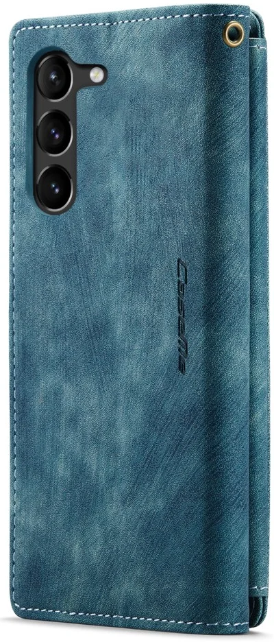 CaseMe C30 Samsung Galaxy S23 Hoesje Pasjeshouder Book Case Blauw afbeelding 15