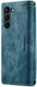 CaseMe C30 Samsung Galaxy S23 Hoesje Pasjeshouder Book Case Blauw afbeelding 15