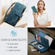 CaseMe C30 Samsung Galaxy S23 Hoesje Pasjeshouder Book Case Blauw afbeelding 8