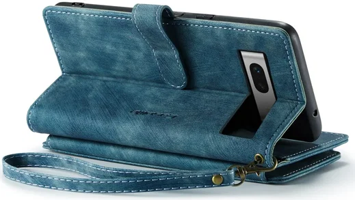 CaseMe C30 Google Pixel 7a Hoesje Pasjeshouder Book Case Blauw afbeelding 16