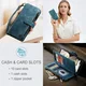 CaseMe C30 Google Pixel 7a Hoesje Pasjeshouder Book Case Blauw afbeelding 8