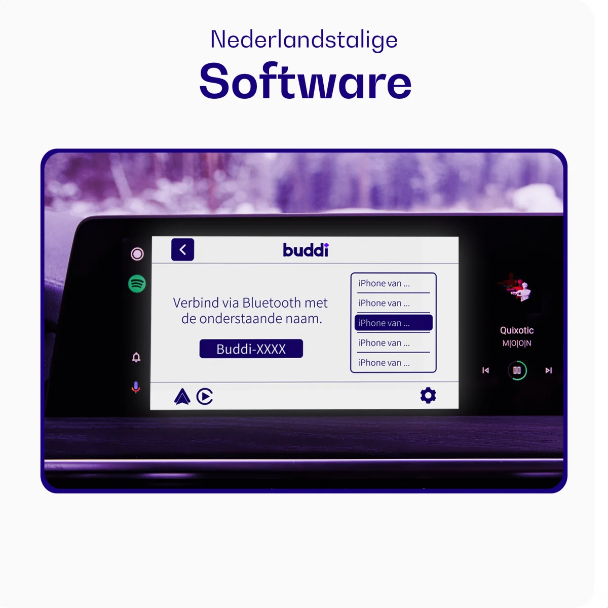 Buddi Play 2 Bluetooth Adapter Apple Carplay & Android Auto afbeelding 5