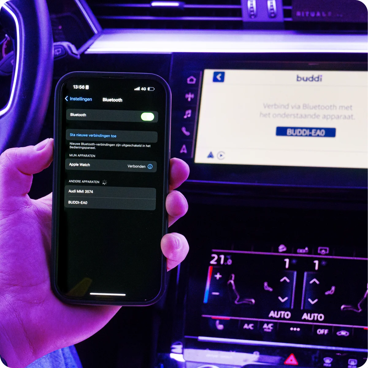 Buddi Play 2 Bluetooth Adapter Apple Carplay & Android Auto afbeelding 21