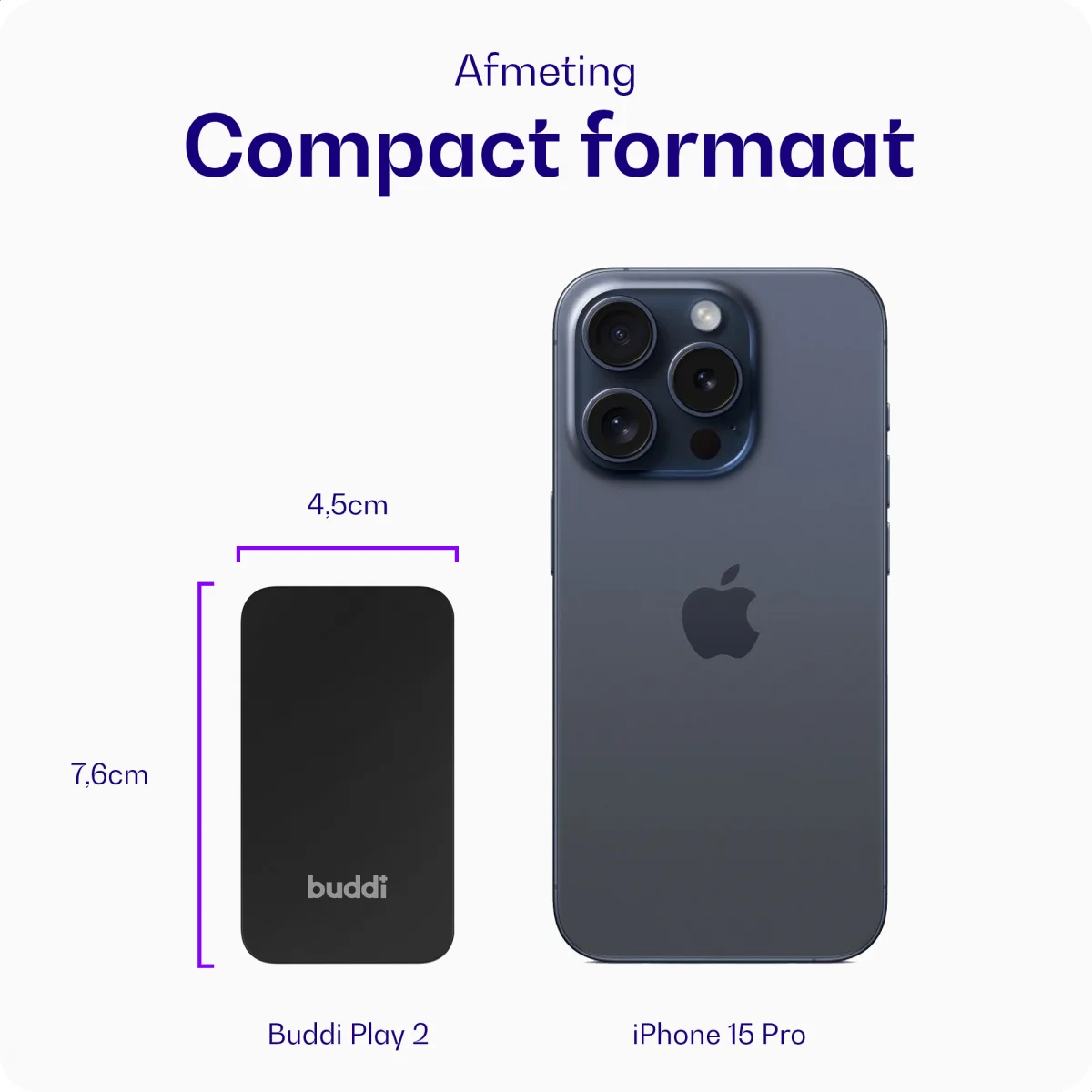 Buddi Play 2 Bluetooth Adapter Apple Carplay & Android Auto afbeelding 7