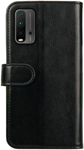 Rosso Element Xiaomi Redmi 9T Hoesje Book Case Wallet Zwart afbeelding 2