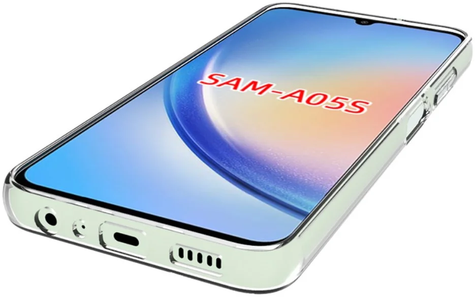 Samsung Galaxy A05S Hoesje Dun TPU Back Cover Transparant afbeelding 6