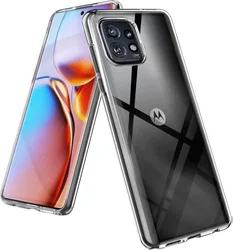 Motorola Edge 40 Neo Hoesje Dun TPU Back Cover Transparant afbeelding
