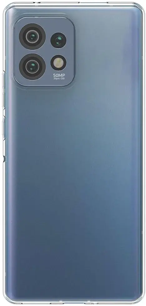 Motorola Edge 40 Neo Hoesje Dun TPU Back Cover Transparant afbeelding 2