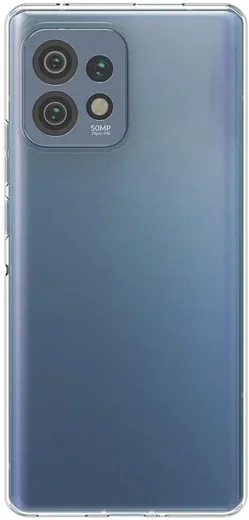 Motorola Edge 40 Neo Hoesje Dun TPU Back Cover Transparant afbeelding 2