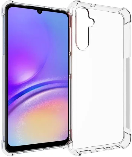 Samsung Galaxy A05 Hoesje Schokbestendig en Dun TPU Transparant afbeelding 1