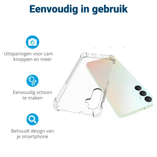 Samsung Galaxy A05s Hoesje Schokbestendig en Dun TPU Transparant afbeelding 6