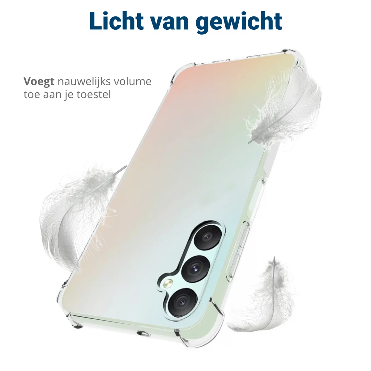 Samsung Galaxy A05s Hoesje Schokbestendig en Dun TPU Transparant afbeelding 5