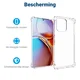 Motorola Edge 40 Neo Hoesje Schokbestendig Dun TPU Transparant afbeelding 4