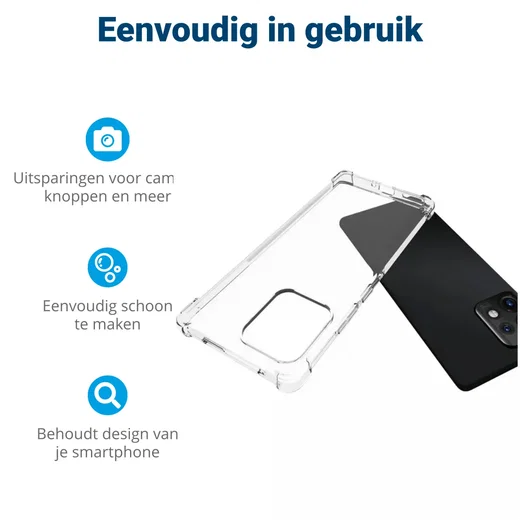 Motorola Edge 40 Neo Hoesje Schokbestendig Dun TPU Transparant afbeelding 6