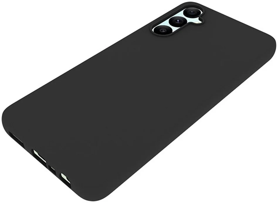 Samsung Galaxy A05S Hoesje Matte Back Cover Dun TPU Zwart afbeelding 4