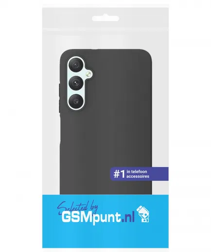 Samsung Galaxy A05S Hoesje Matte Back Cover Dun TPU Zwart afbeelding 6