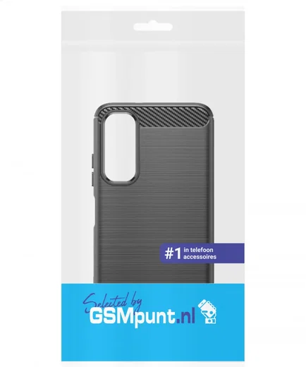 Samsung Galaxy A05S Hoesje Geborsteld TPU Flexibele Back Cover Zwart afbeelding 10