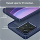 Motorola Edge 40 Neo Hoesje Geborsteld TPU Flexibele Back Cover Blauw afbeelding 6