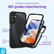Samsung Galaxy A05s Hoesje Full Protect 360° Cover Hybride Zwart afbeelding 5