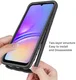 Samsung Galaxy A05 Hoesje Full Protect 360° Cover Hybride Blauw afbeelding 4