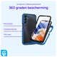 Samsung Galaxy A05s Hoesje Full Protect 360° Cover Hybride Blauw afbeelding 2
