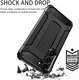Samsung Galaxy A05S Hoesje Shock Proof Hybride Back Cover Zwart afbeelding 2